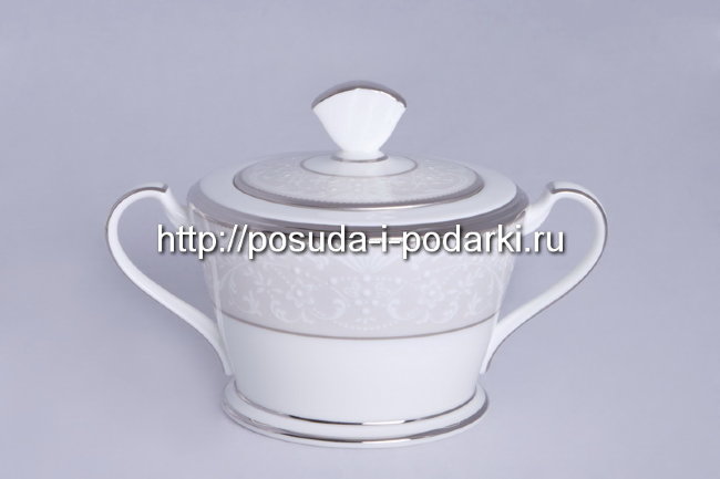 Сахарница с крышкой Серебрянный дворец Сахарница с крышкой Серебрянный дворец