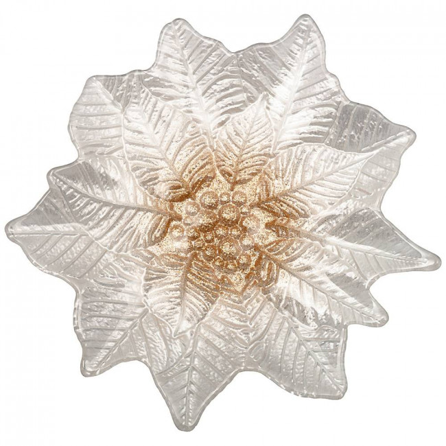 БЛЮДО POINSETTIA WHITE GOLD 21СМ БЕЗ УПАКОВКИ (МАЛ 8ШТ) БЛЮДО POINSETTIA WHITE GOLD 21СМ БЕЗ УПАКОВКИ (МАЛ 8ШТ)