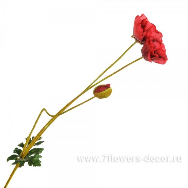 Цветок искусственный Мак 76см.
