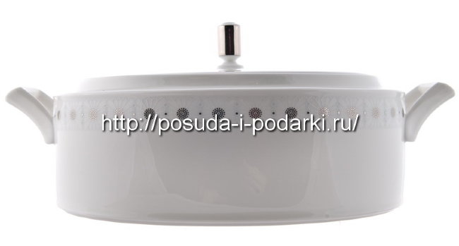 Блюдо для второго с крышкой Бретон