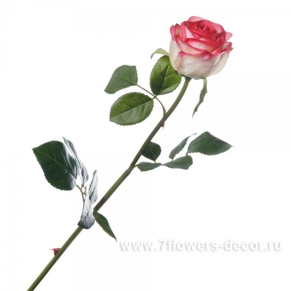 Цветок искусственный Роза  56см.