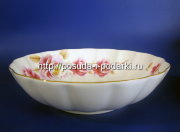 Салатник 23,5 см Розис (золотая лента)