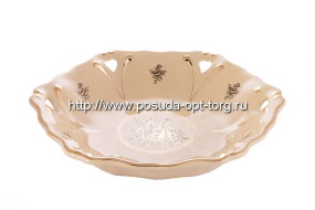 Ваза для фруктов (фруктовница) керамическая. Фруктовница Свидание 37*37*6 см