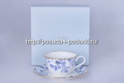 Чашка с блюдцем Синий Сорренто