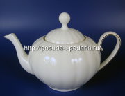 Чайник Магнолия белая (золотая лента) 1,5 л  