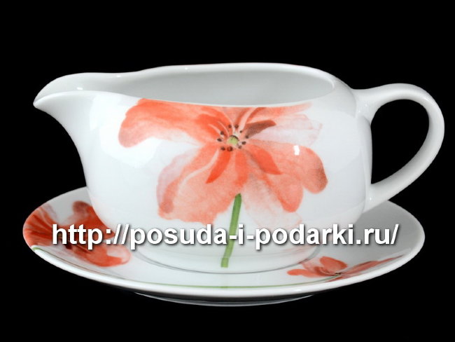 Соусник 0,4 л Леон Красные маки