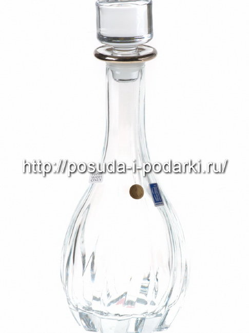 Графин 0,9 л отводка платина, h-33 см