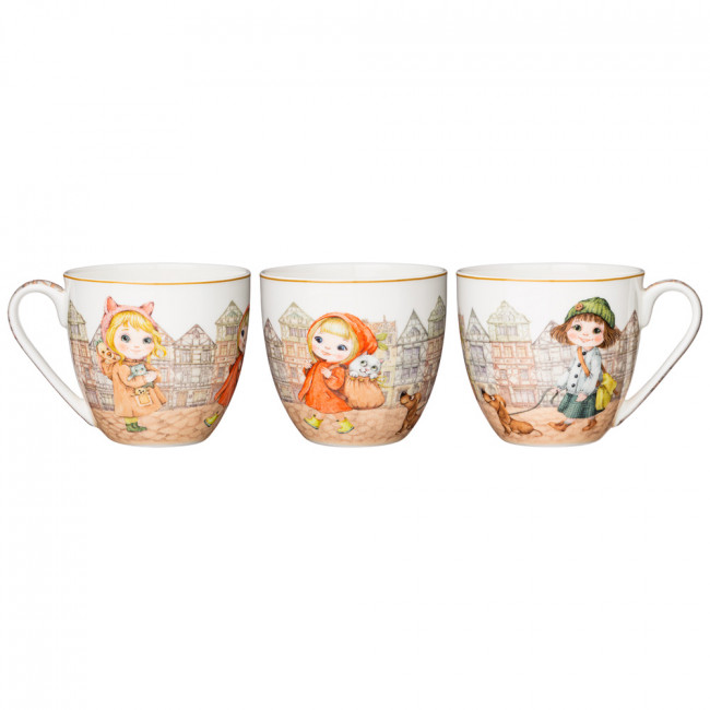 НАБОР ПОСУДЫ ОБЕДЕННЫЙ LEFARD FASHION PRINCESS 3 ПР. (КОР=12НАБ.)