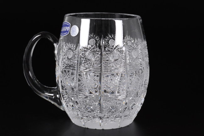 Пивная кружка хрустальная 600 мл Glasspo