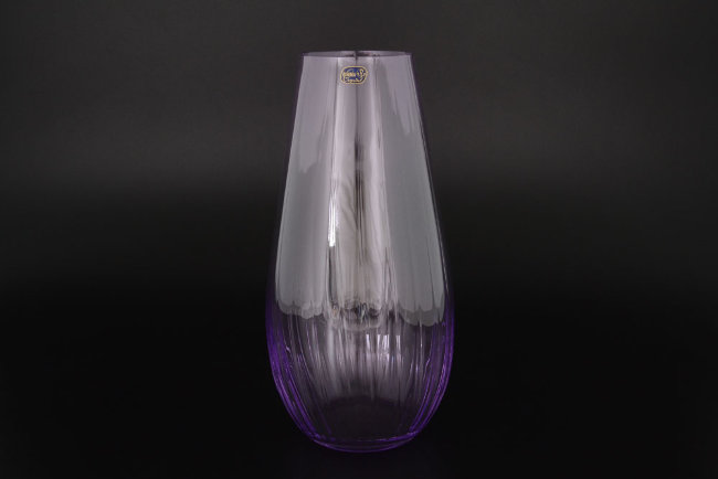 Стеклянная ваза для цветов 30 см