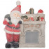 ФИГУРКА ДЕД МОРОЗ У КАМИНА38*16*44 СМ