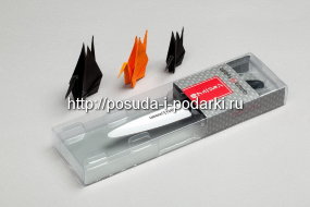 Нож кухонный керамический. Нож кухонный "Samura FUSION" Овощной 95 мм, циркониевая керамика,(Черный)