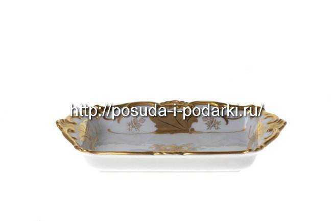 Блюдо для масла 18 см Катарина Кленовый лист