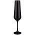 НАБОР БОКАЛОВ ДЛЯ ШАМПАНСКОГО SANDRA SPRAYED BLACK ИЗ 6 ШТ. 200 МЛ. ВЫСОТА=25 СМ. (КОР=8НАБОР.)