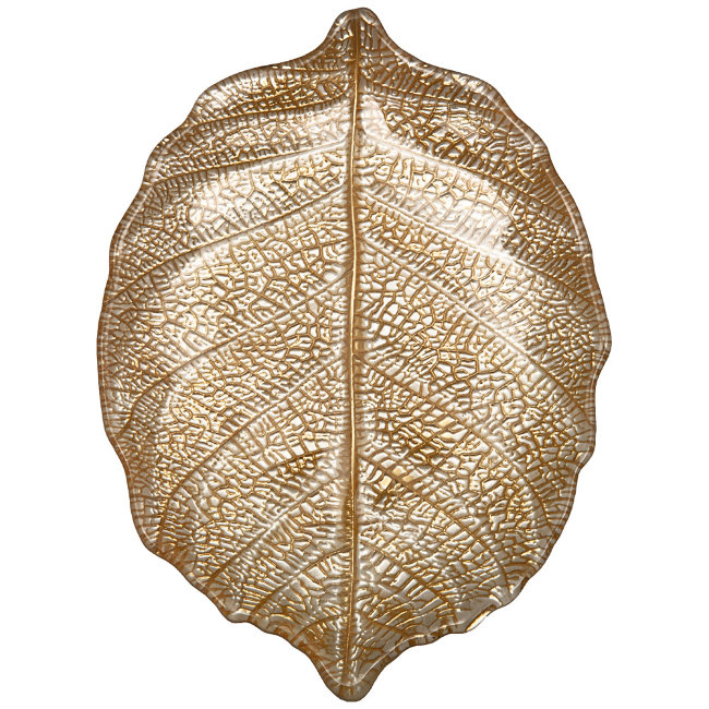 БЛЮДО LEAF GOLD 21СМ БЕЗ УПАКОВКИ (МАЛ 24ШТ) БЛЮДО LEAF GOLD 21СМ БЕЗ УПАКОВКИ (МАЛ 24ШТ)