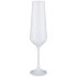 НАБОР БОКАЛОВ ДЛЯ ШАМПАНСКОГО SANDRA SPRAYED WHITE ИЗ 6 ШТ. 200 МЛ. ВЫСОТА=24 СМ. (КОР=8НАБОР.)