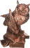 ФИГУРКА СОВА 14*11.5*19.5 СМ. СЕРИЯ BRONZE CLASSIC (КОР=6ШТ.)