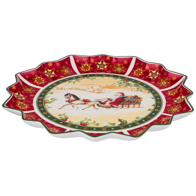БЛЮДО CHRISTMAS COLLECTION ДИАМЕТР=38 СМ ВЫСОТА=4 СМ (КОР=10ШТ.) БЛЮДО CHRISTMAS COLLECTION ДИАМЕТР=38 СМ ВЫСОТА=4 СМ (КОР=10ШТ.)