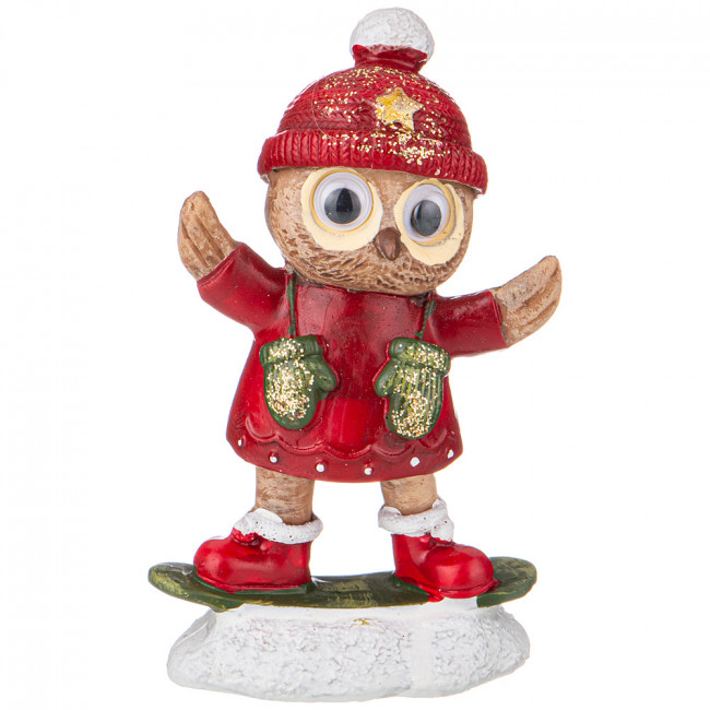 ФИГУРКА СОВЯТА 6*3,5*10 СМ. (КОР=96ШТ.)