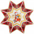 БЛЮДО-ЗВЕЗДА LEFARD СНЕГОВИК 26Х5 СМ (КОР=24ШТ.)