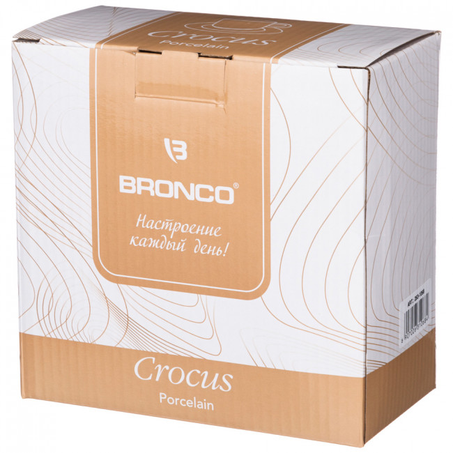 ЧАЙНАЯ ПАРА BRONCO CROCUS 250 МЛ КАПУЧИНО (КОР=24НАБ.)
