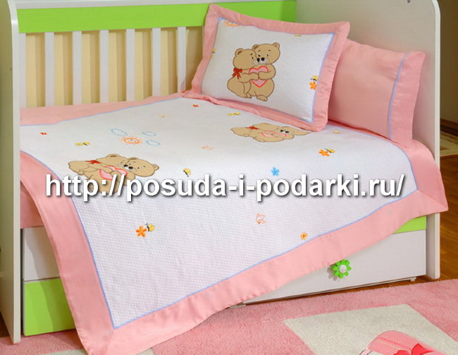 Покрывало детское "Nazsu" гобелен "yumos" 100X150 см 35x45*2 (Розовый)