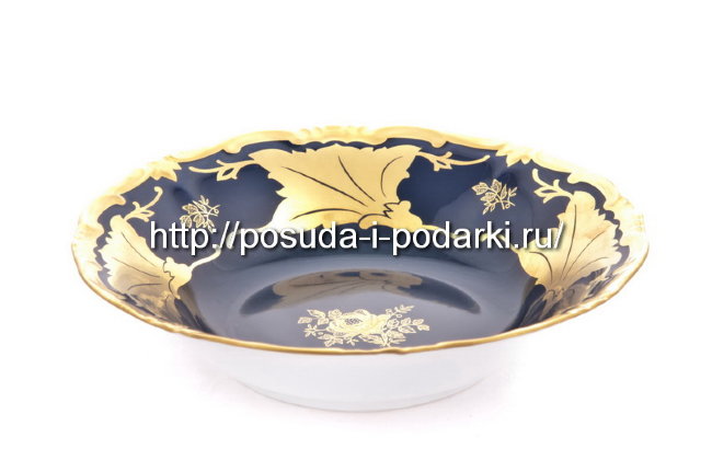 Салатник 13 см Катарина Синий кленовый лист