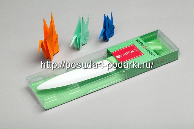 Нож кухонный керамический. SF-0082G Нож кухонный "Samura FUSION" Шеф 167 мм, циркониевая керамика,(Салатовый)