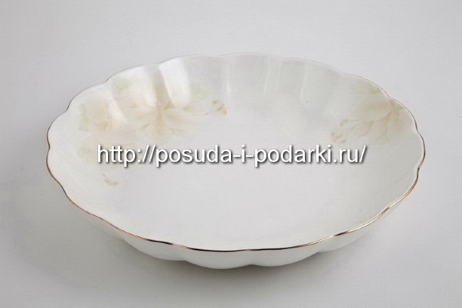 Cалатник мелкий Магнолия Крем (золотая лента) 22 см