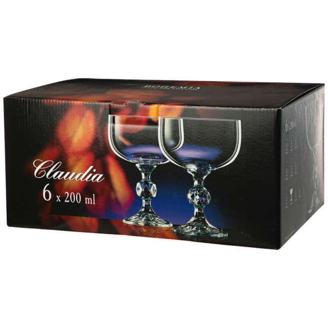 НАБОР БОКАЛОВ ДЛЯ КОКТЕЙЛЕЙ ИЗ 6 ШТ КЛАУДИЯ 200 МЛ ВЫСОТА 12,5 СМ