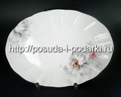 Блюдо овальное 24 см Грэй Розис