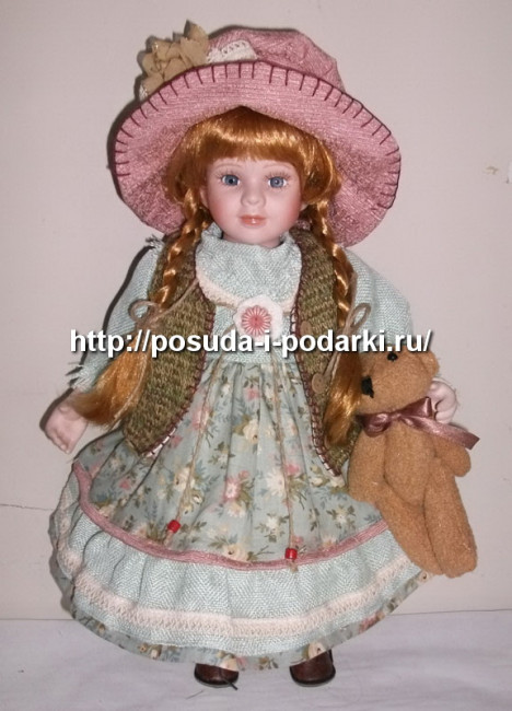 Кукла фарфоровая 41 см Альбина