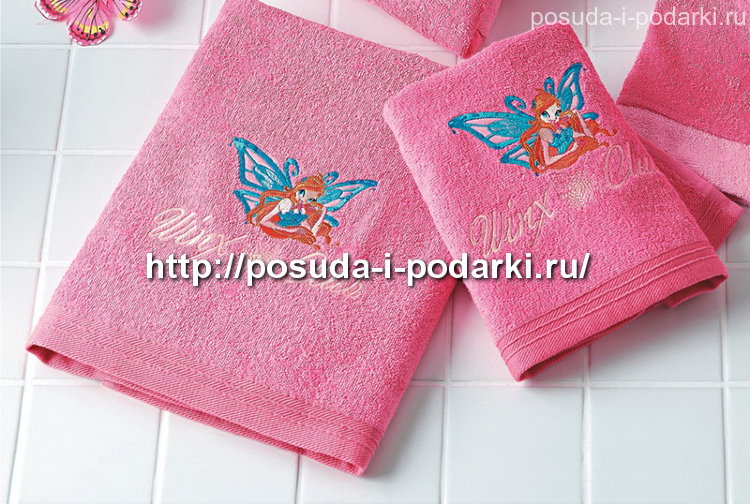 Полотенца махровые с детским рисунком