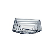 Хрустальная ваза для фруктов (фруктовница) Рокки d-28 см