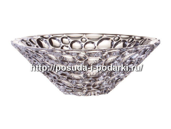 Хрустальная ваза для фруктов (фруктовница) Лиссабон d-30 см