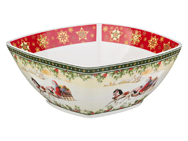 САЛАТНИК "CHRISTMAS COLLECTION" ДИАМЕТР=15 СМ. ВЫСОТА=6 СМ. САЛАТНИК "CHRISTMAS COLLECTION" ДИАМЕТР=15 СМ. ВЫСОТА=6 СМ.