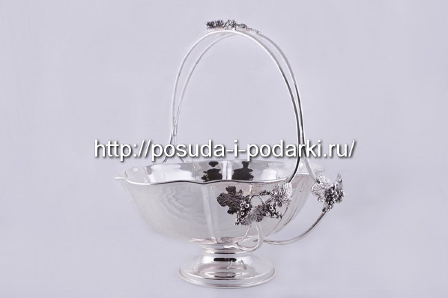 Конфетница корзинка 22см
