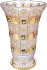 ВАЗА LEFARD GOLD GLASS ДИАМЕТР=17 СМ. ВЫСОТА=25 СМ. (КОР=6ШТ.)