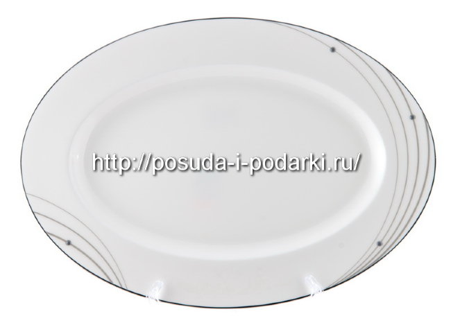 Блюдо овальное 36,5 см Мелодия