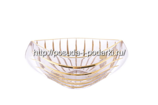 Ваза для фруктов (фруктовница) хрустальная. Ваза для фруктов d-30*18, h-12 см