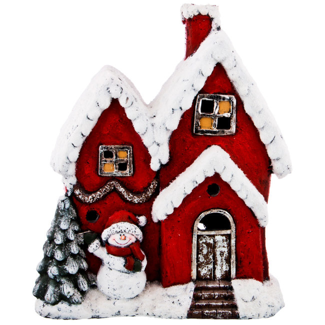 ФИГУРКА ДОМИК 38*22*48 СМ С LED-ПОДСВЕТКОЙ (КОР=1ШТ.)