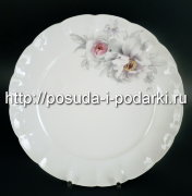 Тарелки мелкие (набор 6 тарелок) Грэй Розис 27 см