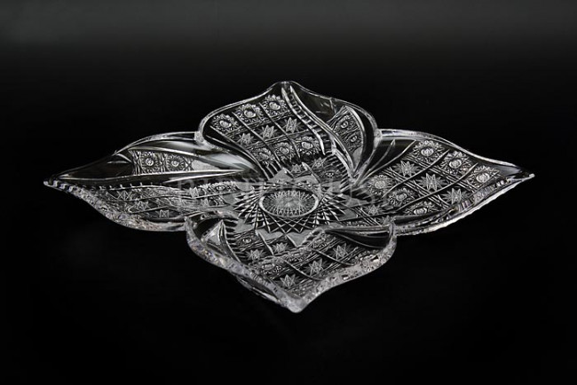 Блюдо "Хрусталь Бабочки " 42,5см