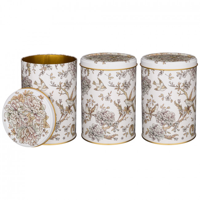 НАБОР AGNESS "ROYAL GARDEN" ХЛЕБНИЦА 17,8*33,8*20 СМ, ЕМКОСТИ ДЛЯ СЫПУЧИХ Ø10,5*15 СM/1200 МЛ 3 ШТ НАБОР AGNESS "ROYAL GARDEN" ХЛЕБНИЦА 17,8*33,8*20 СМ, ЕМКОСТИ ДЛЯ СЫПУЧИХ Ø10,5*15 СM/1200 МЛ 3 ШТ