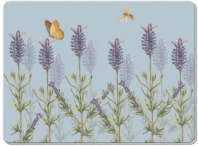 Подставки на пробке средние Лаванда 29х22 см (6шт)