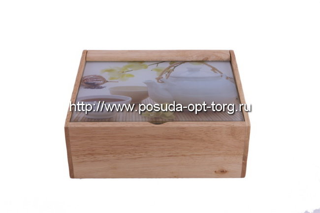 Коробка для чайных пакетиков 23*20*9h см