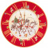 ТАРЕЛКА ОБЕДЕННАЯ LEFARD ЧАСЫ 26СМ КРАСНАЯ (КОР=18ШТ.)