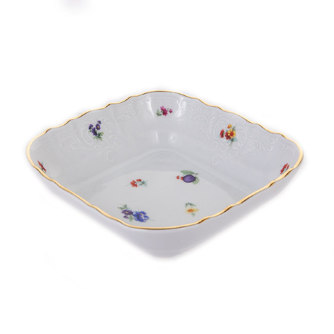 Салатник квадратный 16 см. "Слива 97812"