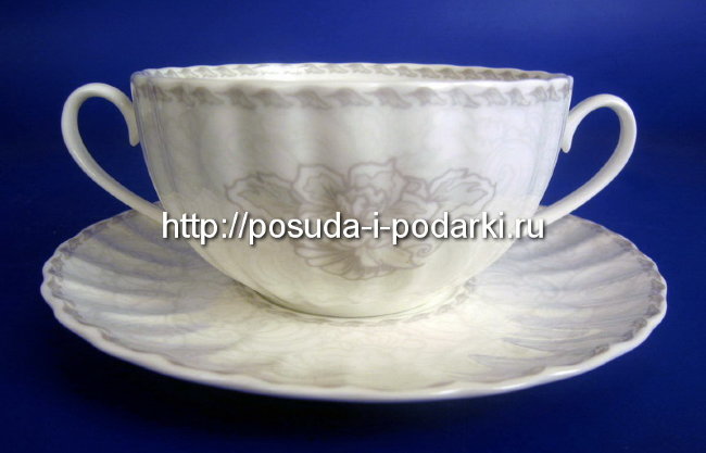 Бульонная чашка 370 мл с блюдцем Версаль