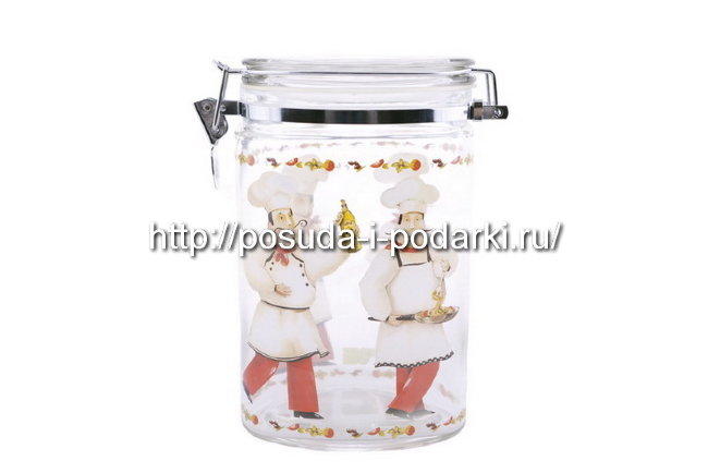 Банка для сыпучих продуктов 1,2 л Шеф-повар